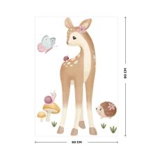 Little Dutch Wall Sticker Art.WD379031 Fairy Garden Measuring wall sticker