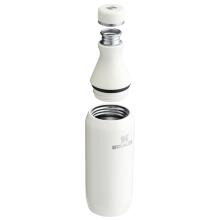 The All Day Slim Bottle 0.35L in glossy cream color