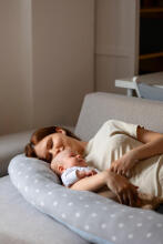 La Bebe™ Maternity Pillow Sì - Duo Art.281145 Linen fabric. Multifunctional maternity pillow for pregnancy and breastfeeding