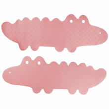Bam Bam Bath Mat Crocodile Art.BL149 Pink Paklājs vannas istabai neslīdošs