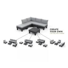 Garden chair Element gray/light grey