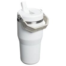 Термокружка с трубочкой The IceFlow Flip Straw 2.0 Tumbler 0.6L белая