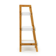 Bookcase, bedside table, 3 shelves, bamboo frame ModernHome