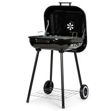Garden grill with hinged lid + wheels, MultiGarden