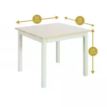 Geuther Activity Seating Set Art.2413SET_GRNA Bērnu koka komplekts galds un krēsli