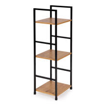 Modern wooden shelf, metal frame LOFT, 3 shelves