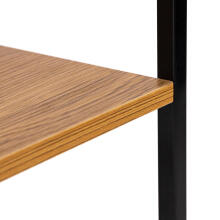 Modern wooden shelf, metal frame LOFT, 3 shelves
