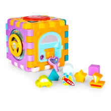 Educational cube interactive sound sorter 6in1