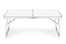 Small Camping Picnic Table Folding 60x40 cm White MultiGarden