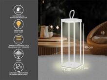 Beper P207ILI101 Rechargeable Lantern White