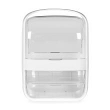 Organizer for cosmetics box with drawers - white