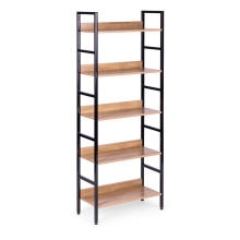 High loft furniture with 5 shelves, metal MDF ModernHome