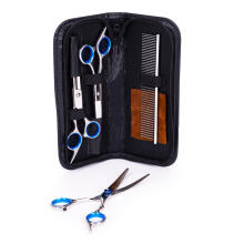 Grooming Set for Dogs and Cats – Scissors, Comb, Case Petsi