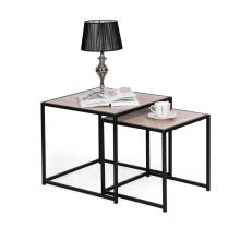 2 kafijas galdu komplekts, Loft dizains