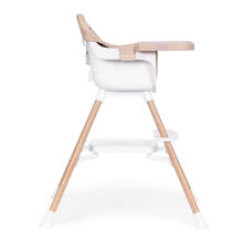 Bērnu barošanas krēsls 2-in-1, bēšs, ECOTOYS
