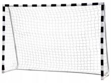 Futbola treniņu vārti ar tīklu 180x120 cm melnā un baltā krāsā MultiGarden