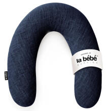 La Bebe™ Rich Linen Nursing Maternity Pillow Art.12637  30x104 cm