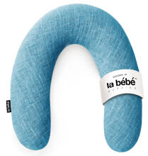 La Bebe™ Rich Linen Nursing Maternity Pillow Art.12638 Подкова для сна, кормления малыша 30x104 cm