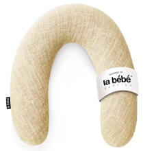 La Bebe™ Rich Linen Nursing Maternity Pillow Art.12644 Подкова для сна, кормления малыша 30x104 cm