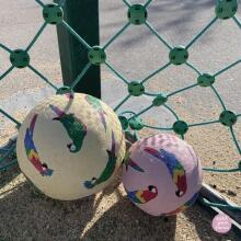 Large rubber ball - Parrot (18 cm)