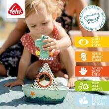 Fehn - Bathing toy - Boat with finger puppet