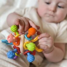 WOOPIE BABY Мягкая погремушка 2в1 Прорезыватель Сенсорная игрушка для младенцев 0м+