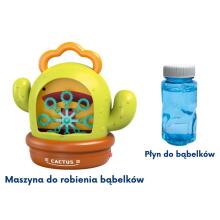 Электрическая машина для мыльных пузырей WOOPIE в форме кактуса с эффектами звука и света