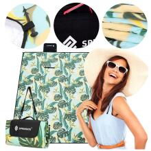 Beach blanket 200x200 cm for picnic camping camping foldable mat with insulation