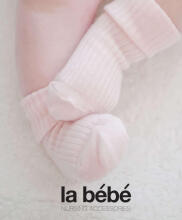 La bebe™ Natural Eco Cotton Baby Socks Art.81008 Blue Dabīgas kokvilnas mazuļu zeķītes/zekes [made in Estonia]