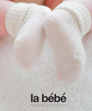 La bebe™ Natural Eco Cotton Baby Socks Art.81008 Blue Dabīgas kokvilnas mazuļu zeķītes/zekes [made in Estonia]