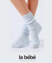 La bebe™ Natural Eco Cotton Baby Socks Art.81008 Blue Dabīgas kokvilnas mazuļu zeķītes/zekes [made in Estonia]