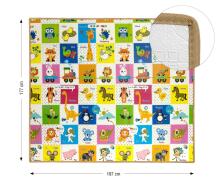 MILLY MALLY 6435 Складной Пенный Игровой Коврик Яркие Животные T1