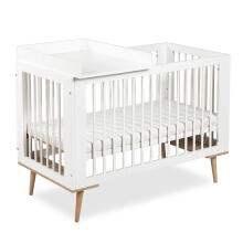 KLUPŚ Crib Overlay 120x60 White