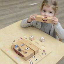 MASTERKIDZ Mācību emocijas koka Montessori spēle