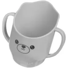 Akuku Cup Art.A0695 Grey Mācību krūze ergonomiskā,150ml