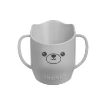 Akuku Cup Art.A0695 Grey Mācību krūze ergonomiskā,150ml
