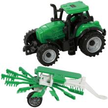 WOOPIE Lauksaimniecības traktors ar grābjiem