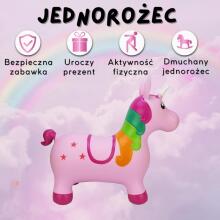 WOOPIE Bouncing Unicorn Pink + Pump