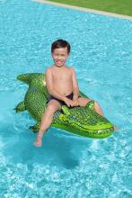 BESTWAY 41477 Inflatable Swimming Crocodile with Handle 1.52mx71cm