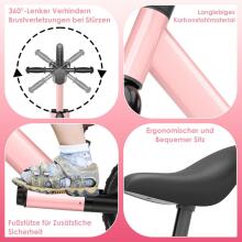 Zwoos Balance Bike Art.255172 Pink  Детский велосипед - бегунок с металлической рамой