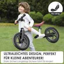 Zwoos Balance Bike Art.255173 White  Детский велосипед - бегунок с металлической рамой