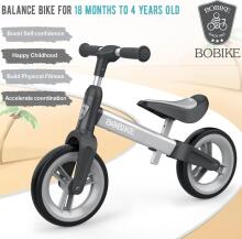 Mncylion Balance Bike Bobike Art.255174 Grey Детский велосипед - бегунок с металлической рамой