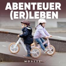 Moreez Balance Bike Art.255179 Black Детский велосипед - бегунок с металлической рамой