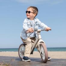KikkaBoo Lanser Balance Bike Art.255181 Black Bērnu skrējritenis ar metālisko rāmi, Līdzsvara velosipēds