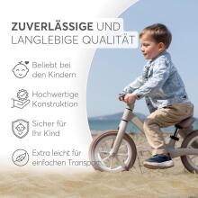 KikkaBoo Lanser Balance Bike Art.255182 Beige Детский велосипед - бегунок с металлической рамой
