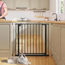 Woltu Door Safety Gate Art.255191 Black Ворота безопасности