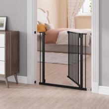Woltu Door Safety Gate Art.255191 Black Ворота безопасности