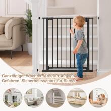 Woltu Door Safety Gate Art.255191 Black Ворота безопасности