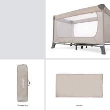 Hauck Dream N Play Baby Travel Art.255192 Beige  Bērnu manēža - ceļojumu gultiņa