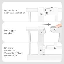 Woltu Door Safety Gate Art.255193 White Security Gate
